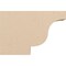 Ekena Millwork 2in. W x 8in. H x 12in. L Newport Woodgrain TimberThane Rafter Tail, Primed Tan RFTUR02X08X12NEWRCPR - alternate 3